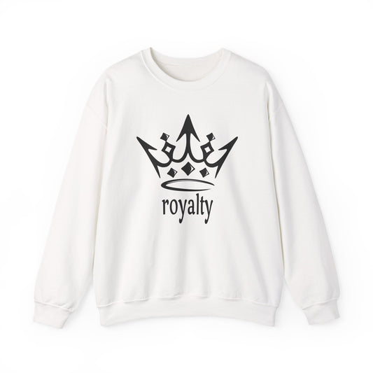 Royalty Crown Sweatshirt — 'royalty' Graphic Crewneck