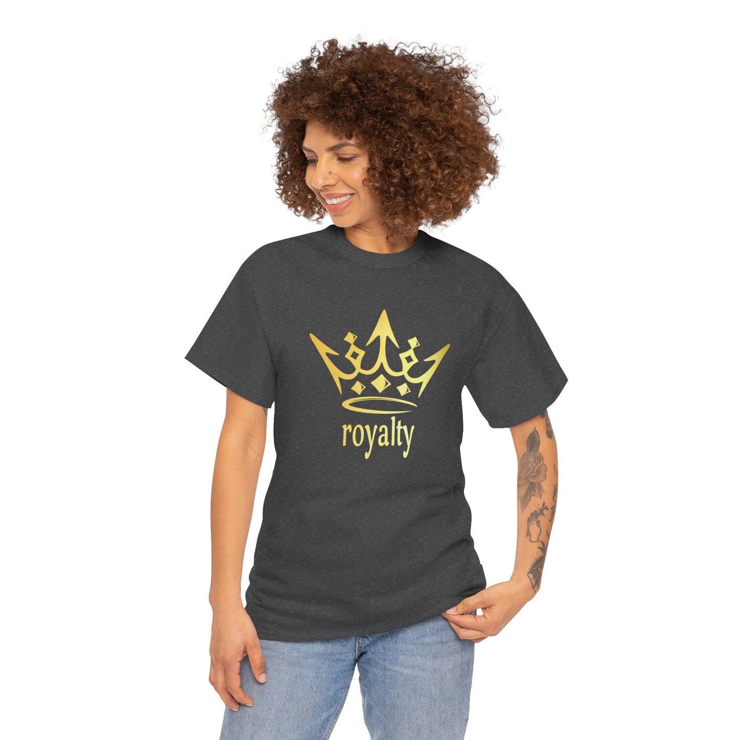 Gold Crown 'Royalty'  — Unisex Heavy Cotton Tee