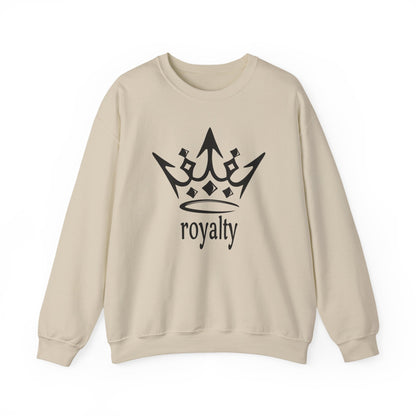 Royalty Crown Sweatshirt — 'royalty' Graphic Crewneck