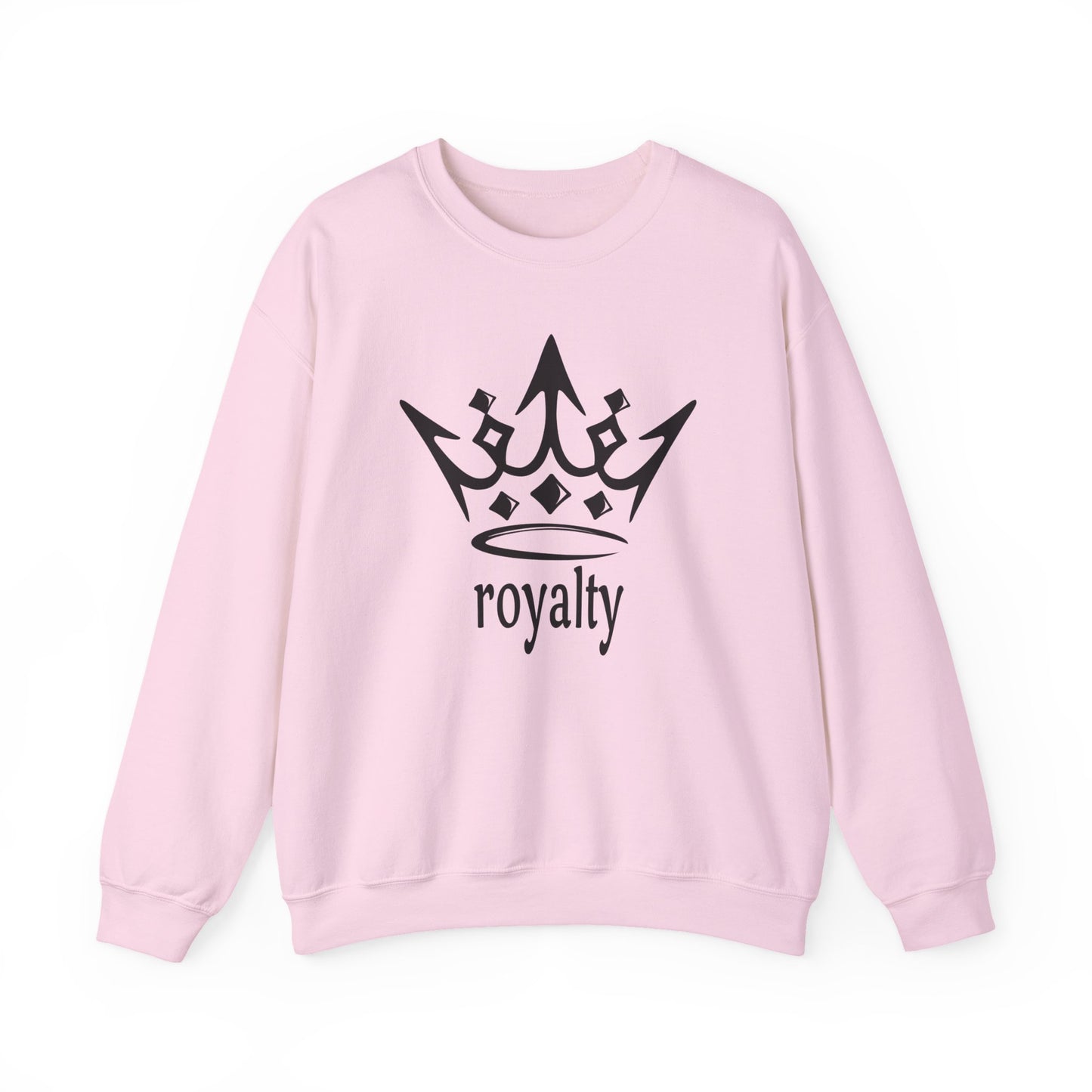 Royalty Crown Sweatshirt — 'royalty' Graphic Crewneck