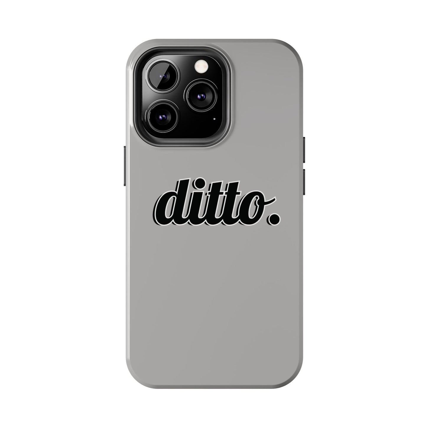 Ditto. Tough Phone Case — Retro Script Protective Phone Cover