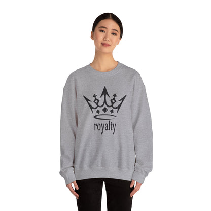 Royalty Crown Sweatshirt — 'royalty' Graphic Crewneck