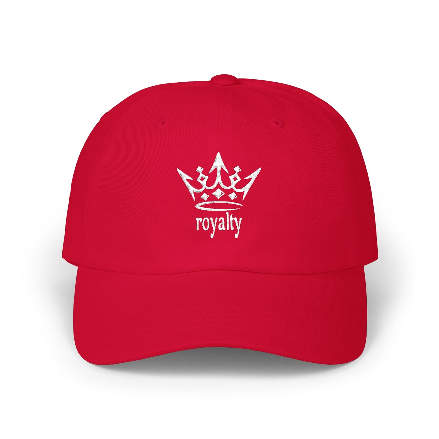 White Crown ‘Royalty’ Embroidery — Baseball Cap