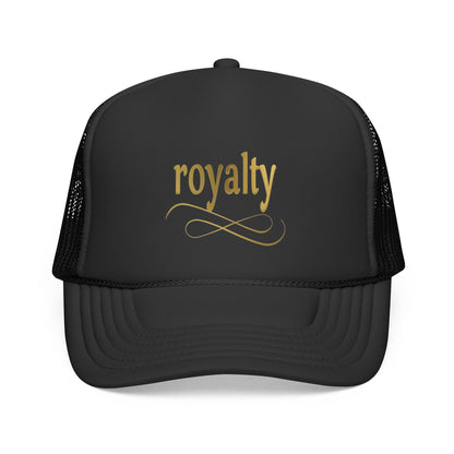 Gold Royalty Script Trucker Cap – Gold Script Mesh Hat