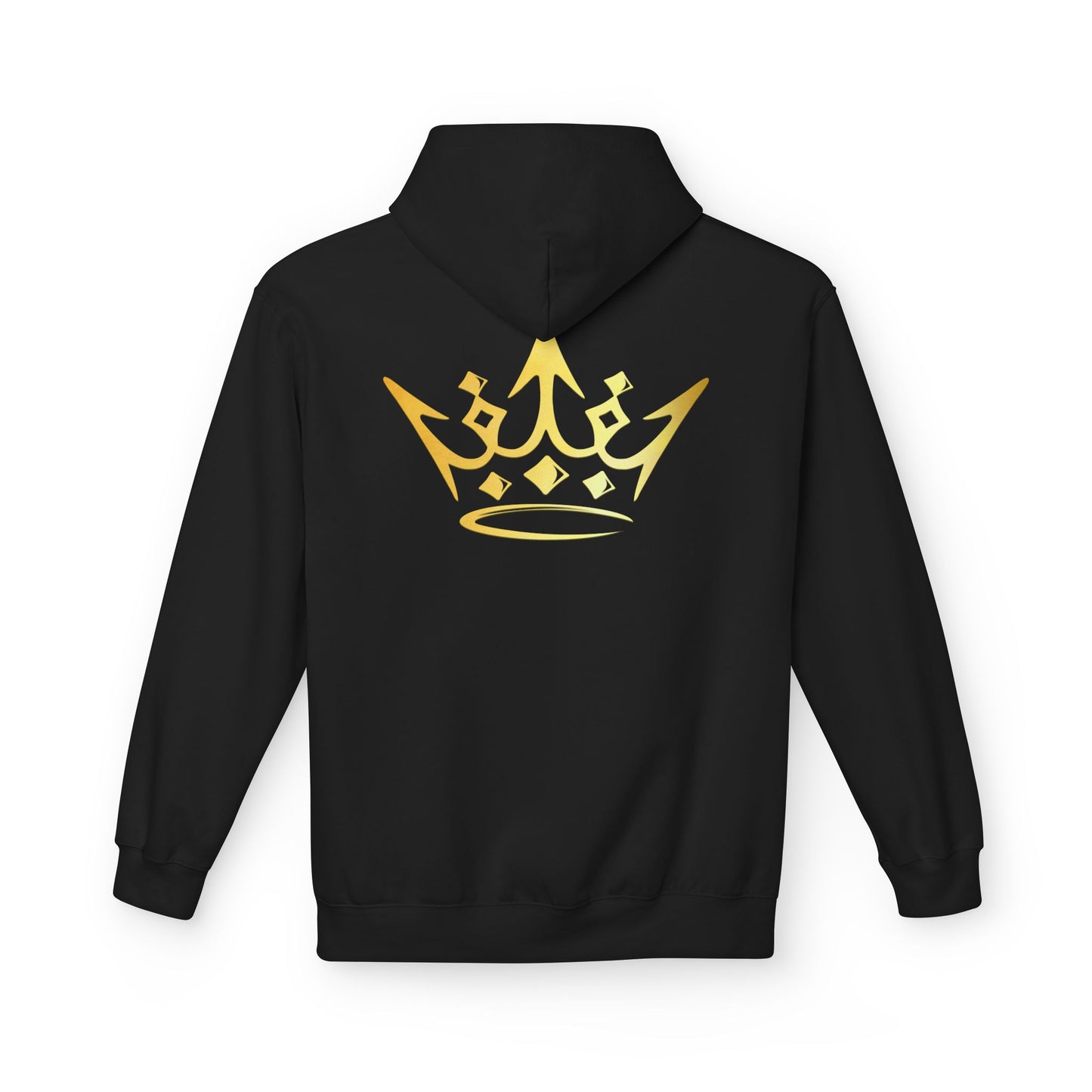 Gold Royalty Crown Hoodie - Minimal Luxe Pullover