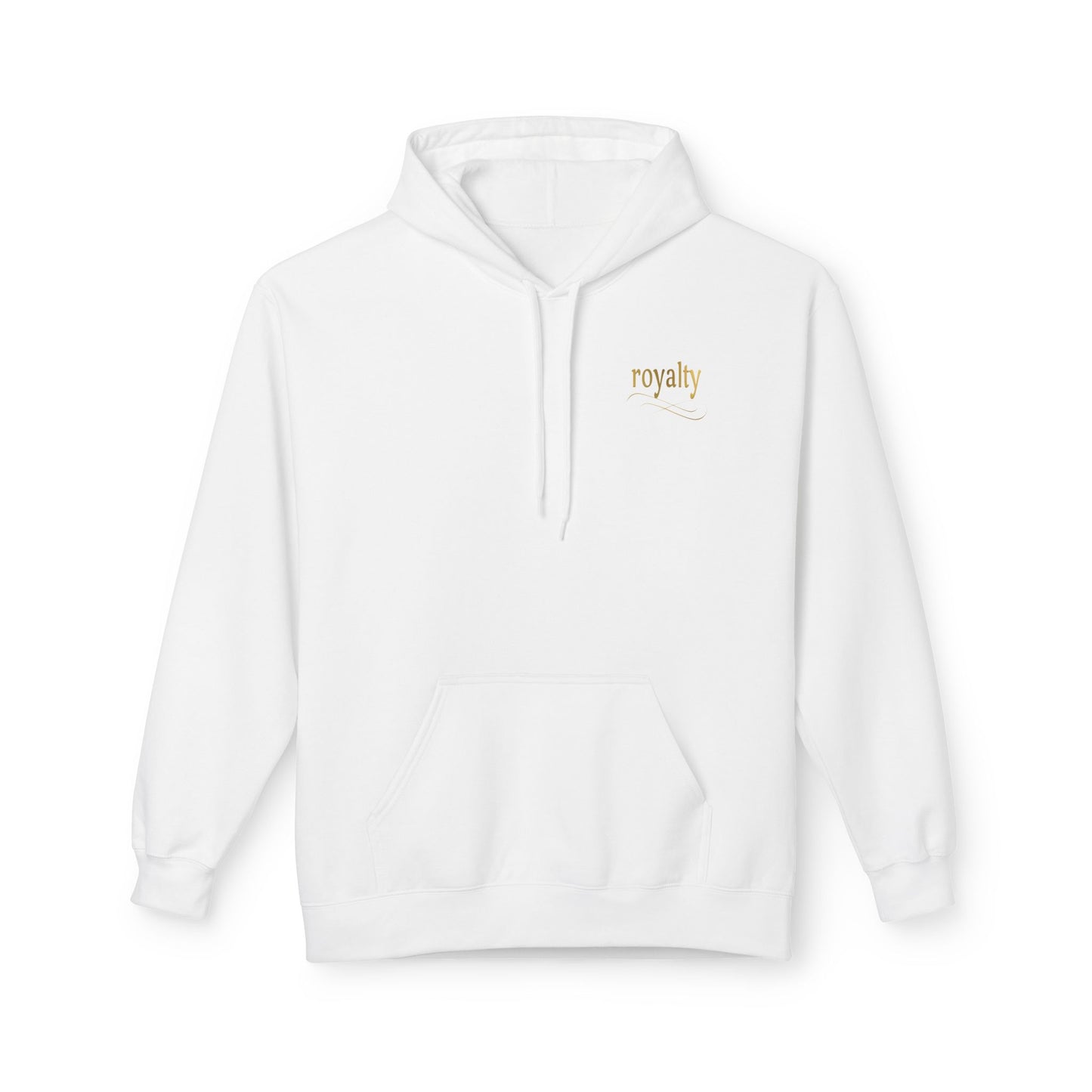 Gold Royalty Crown Hoodie - Minimal Luxe Pullover