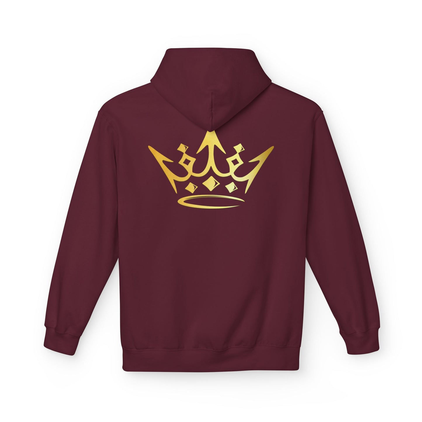 Gold Royalty Crown Hoodie - Minimal Luxe Pullover