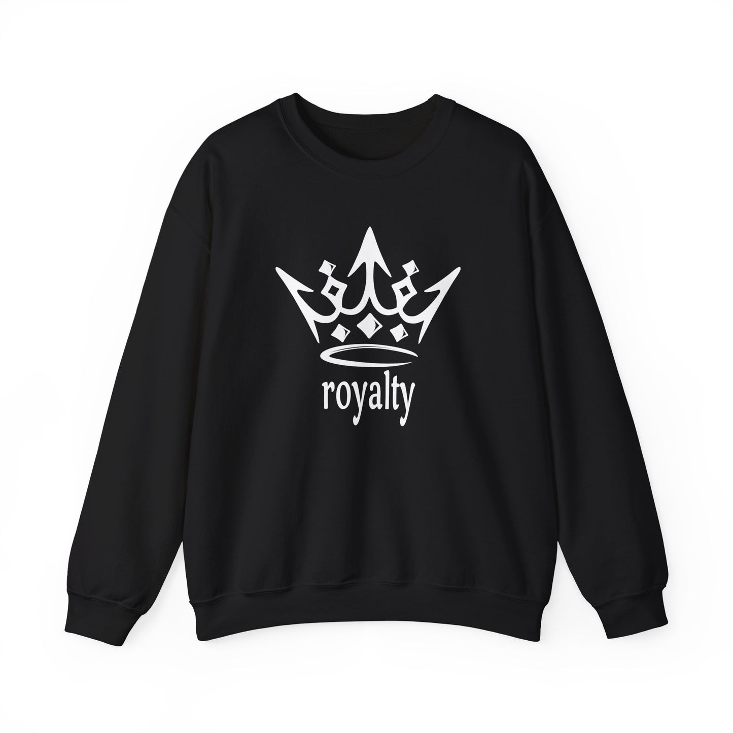 White Crown 'Royalty' – Graphic Crewneck for Regal Style