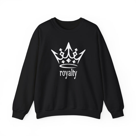 White Crown 'Royalty' – Graphic Crewneck for Regal Style