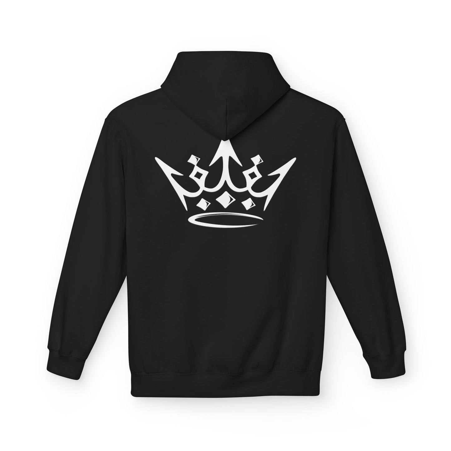 Royalty Crown Hoodie — Minimal Streetwear Pullover with 'royalty' Chest Logo