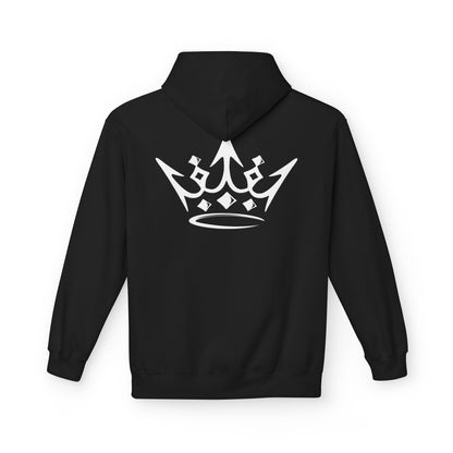 Royalty Crown Hoodie — Minimal Streetwear Pullover with 'royalty' Chest Logo