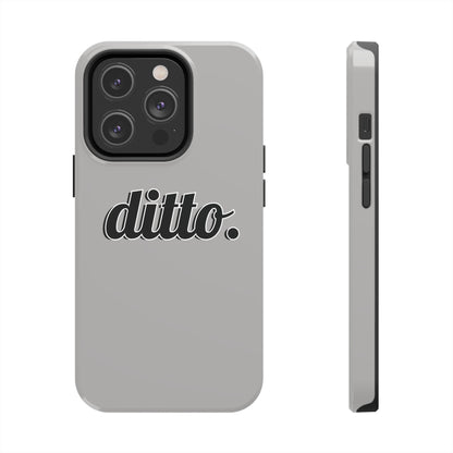 Ditto. Tough Phone Case — Retro Script Protective Phone Cover