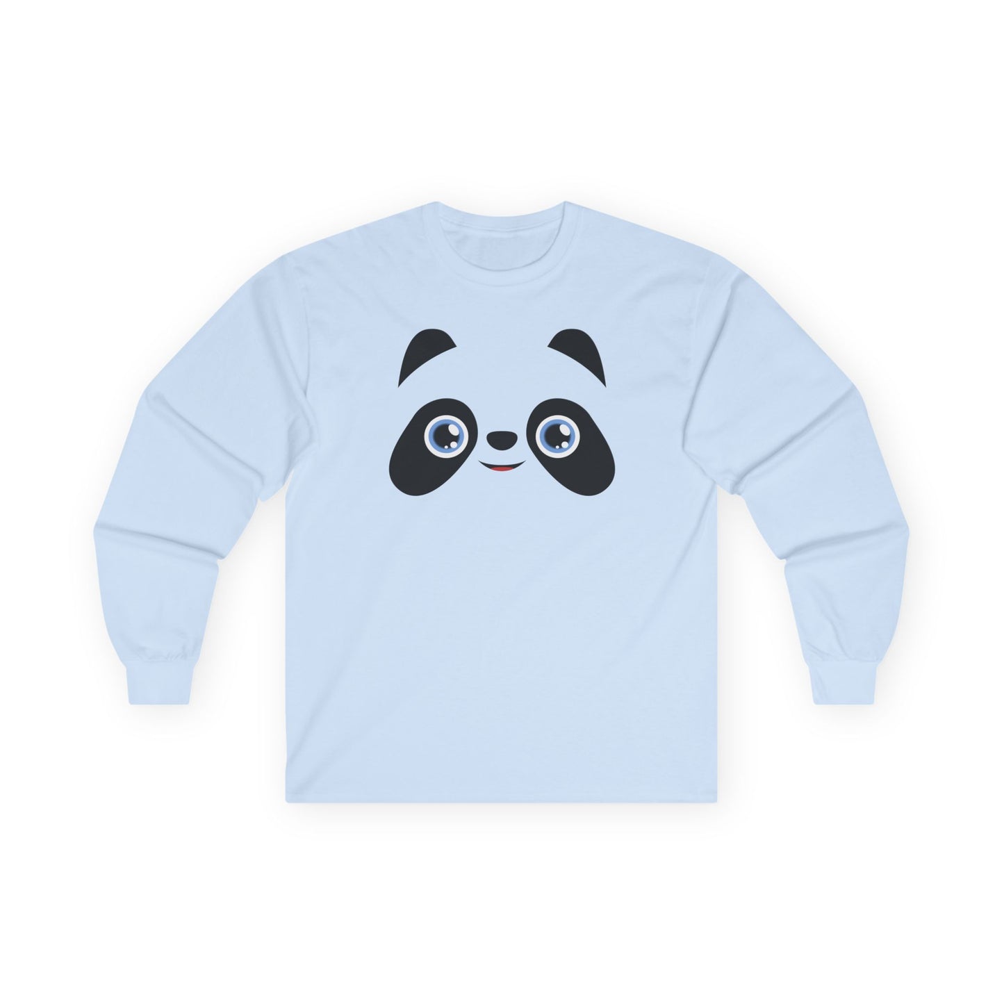 Pandamonium Long Sleeve Tee — Cute Cartoon Animal Shirt for Kids & Adults