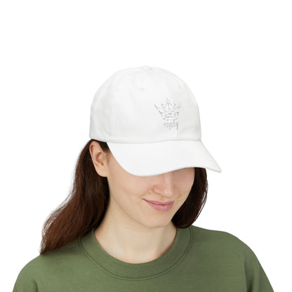 White Crown ‘Royalty’ Embroidery — Baseball Cap