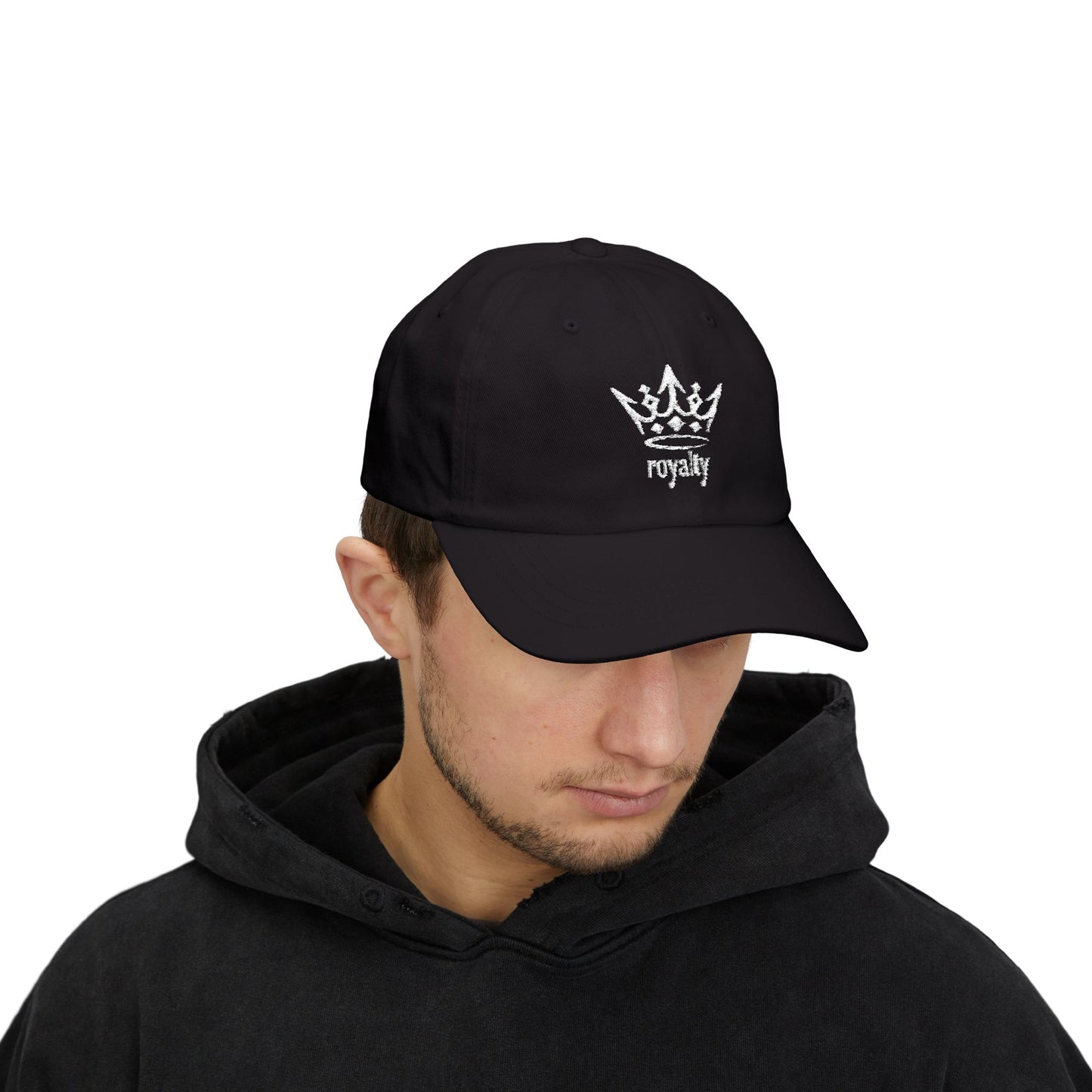 White Crown ‘Royalty’ Embroidery — Baseball Cap