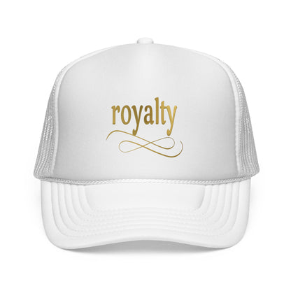 Gold Royalty Script Trucker Cap – Gold Script Mesh Hat